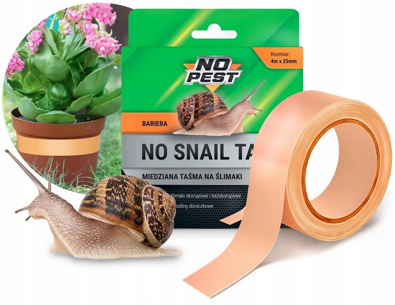No-Pest 4 m 25 mm medená páska na slimáky